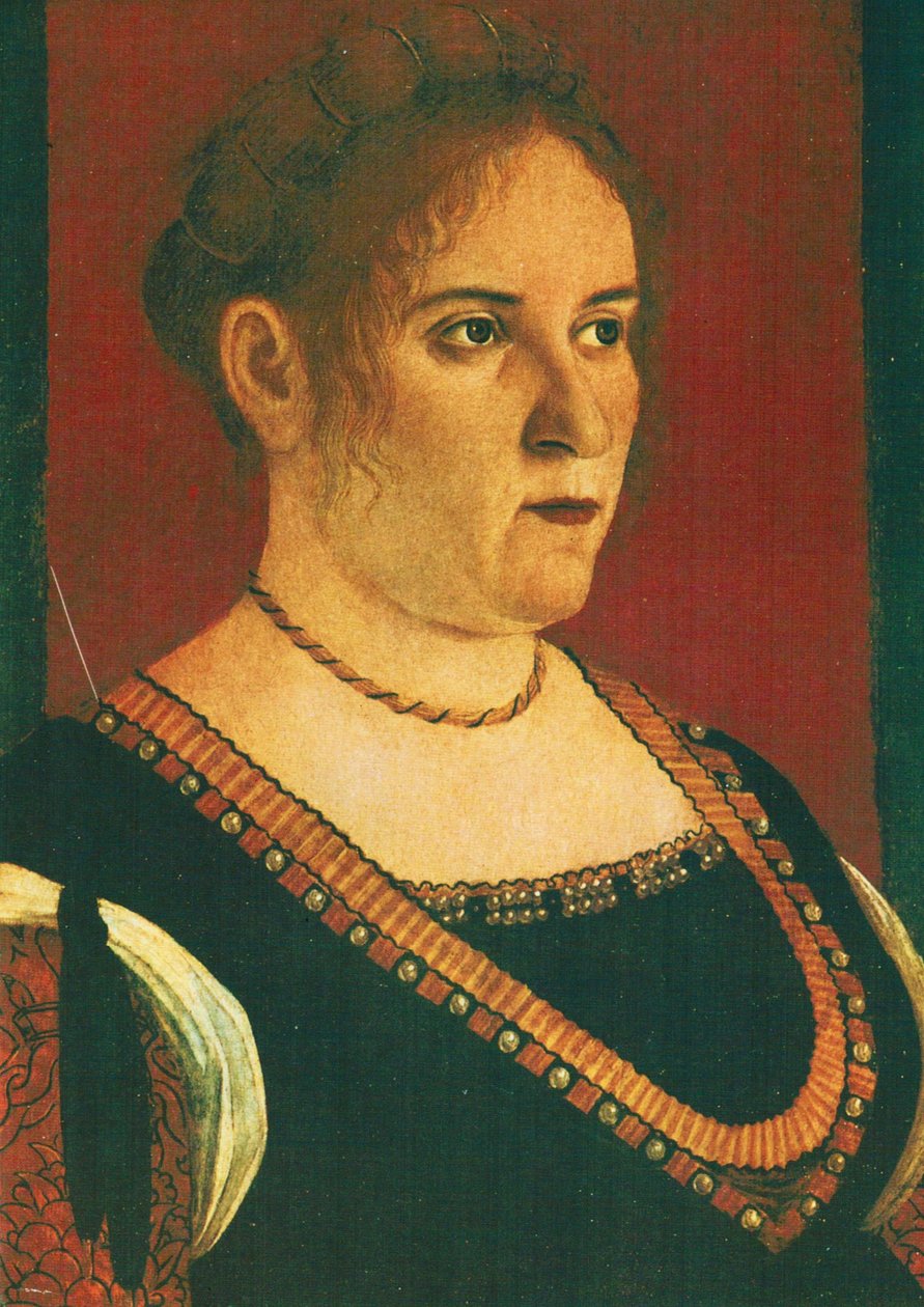 Naisen muotokuva tekijältä Vittore Carpaccio