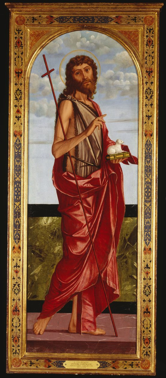 Pyhä Johannes Kastaja tekijältä Vittore Carpaccio