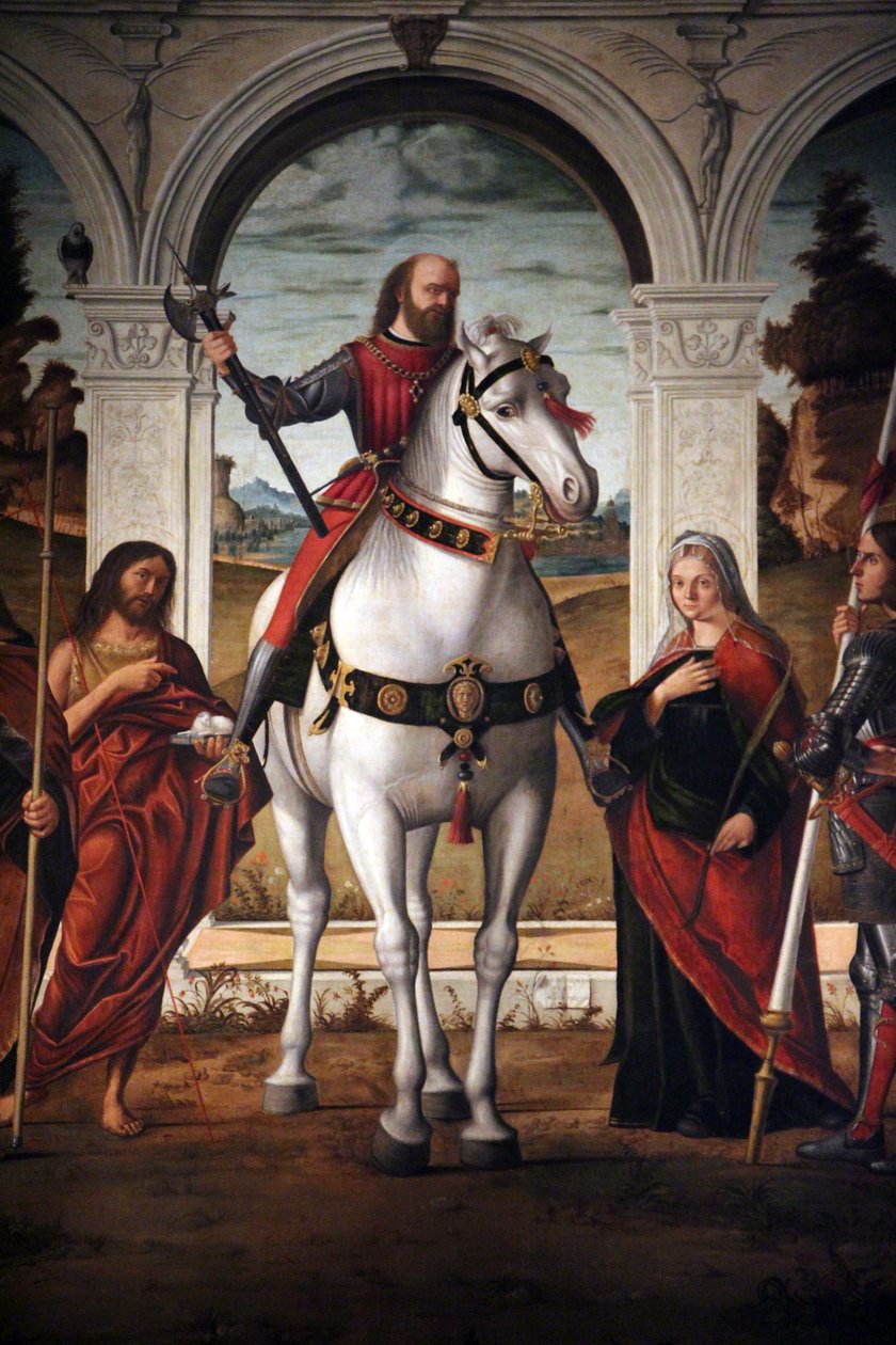 San vitale a cavallo tekijältä Vittore Carpaccio
