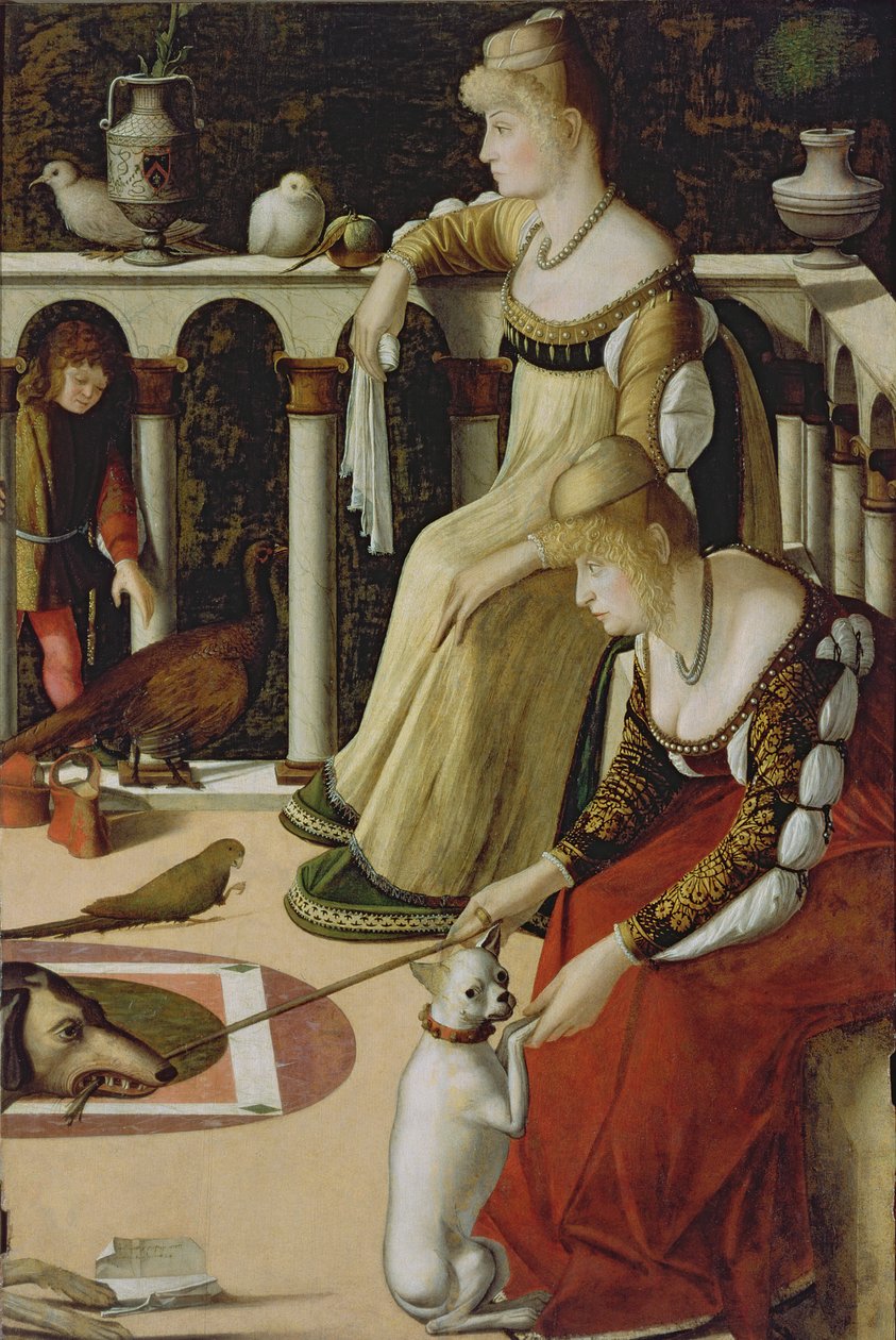 Kaksi venetsialaista naista (paneeli) tekijältä Vittore Carpaccio