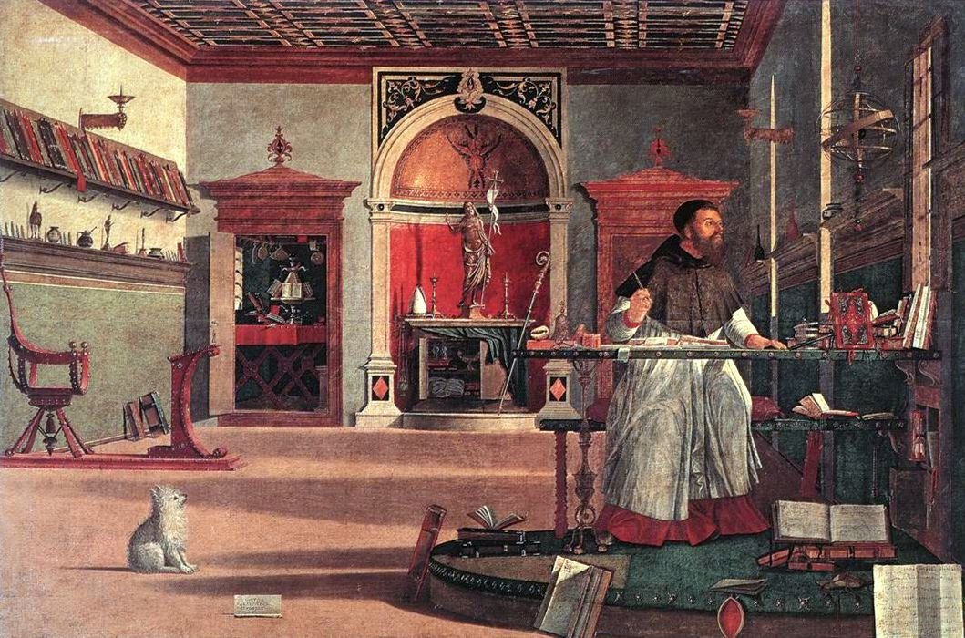 Visio Pyhästä Augustinuksesta tekijältä Vittore Carpaccio