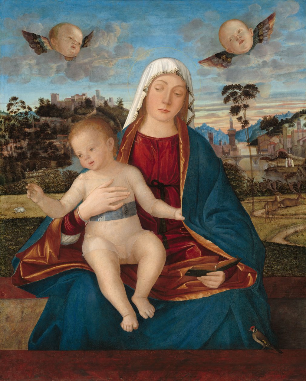 Vittore Carpaccio - Madonna ja bambino benedicente tekijältä Vittore Carpaccio