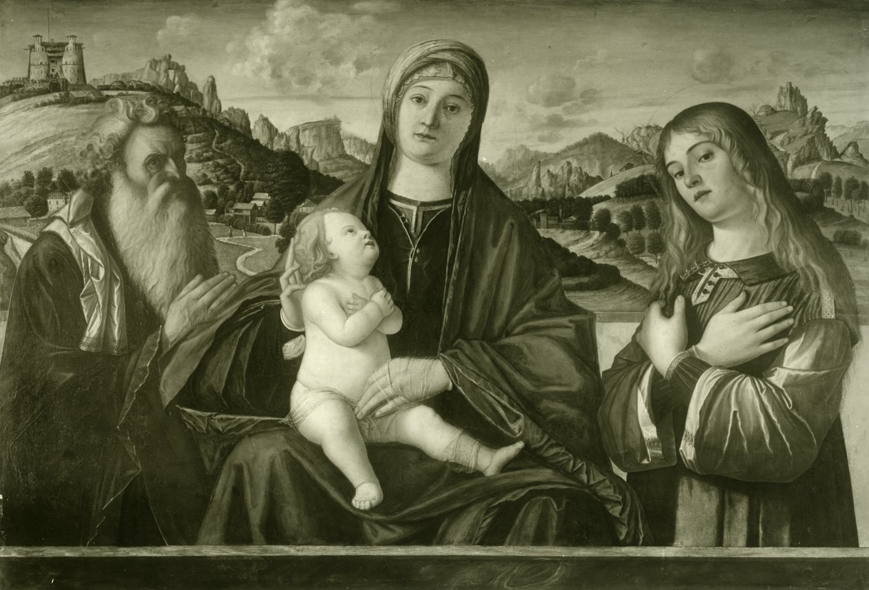 Carpaccio - Maria lapsen ja kahden pyhimyksen kanssa, Ident. nro. 14 tekijältä Vittore Carpaccio