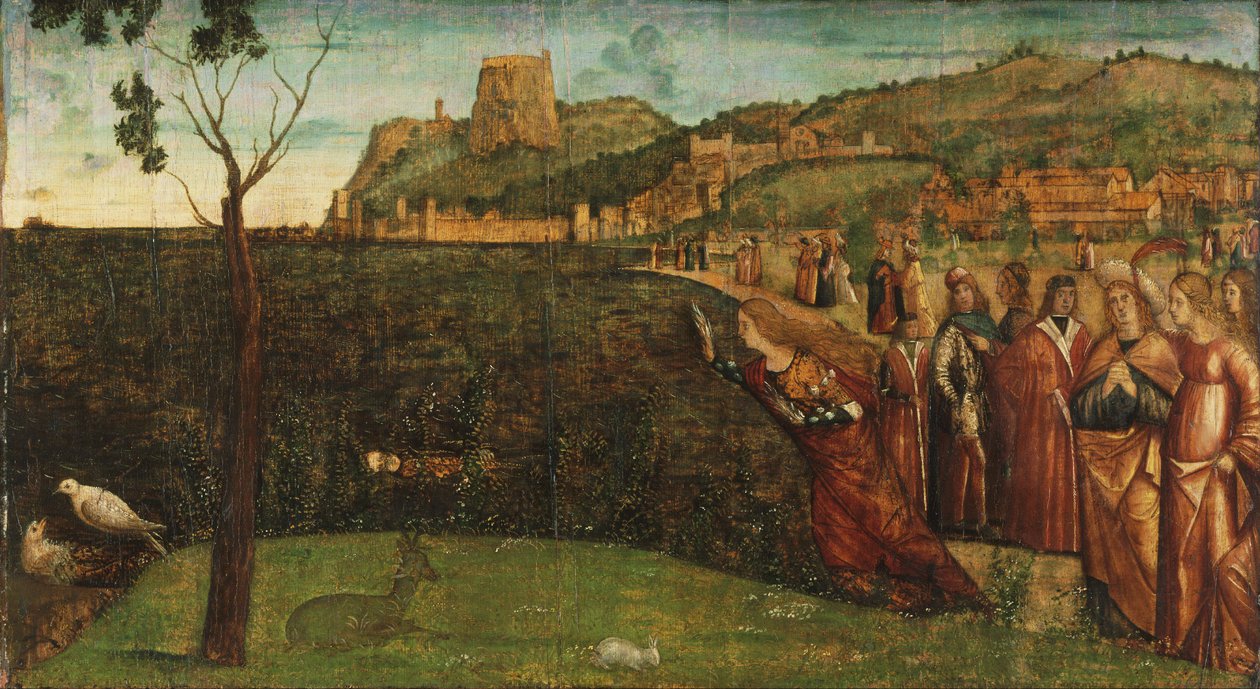 Carpaccio - Alcyonen muodonmuutos, n. 1502-1507. tekijältä Vittore Carpaccio
