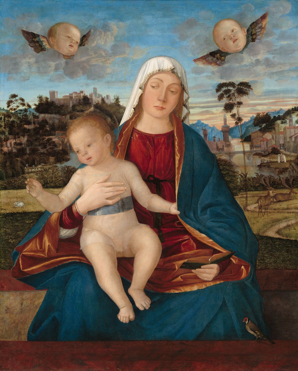 Madonna ja lapsi, n. 15051510. tekijältä Vittore Carpaccio