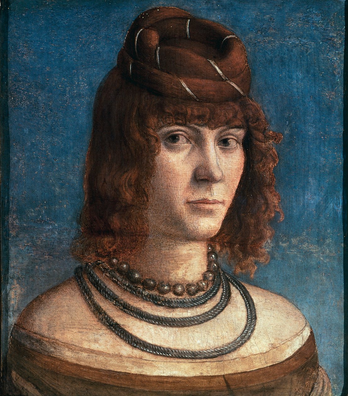 Vittore Carpaccion kurtisaanin muotokuva (noin 1465-1525 tai 1526) tekijältä Vittore Carpaccio