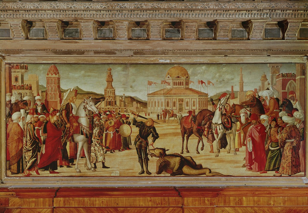 Pyhän Yrjön voitto, 1501-7 tekijältä Vittore Carpaccio