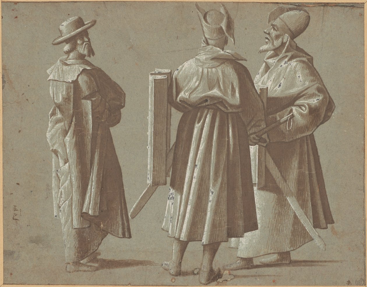 Kolme hahmoa tekijältä Vittore Carpaccio