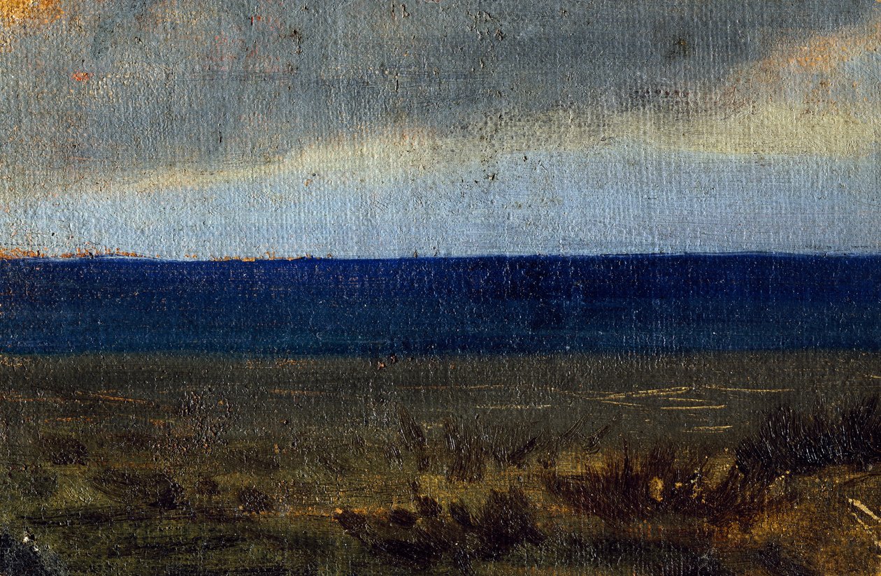 Sininen taivas meren yllä, kirjoittanut Vittorio Avondo (1836-1910) tekijältä Vittorio Avondo