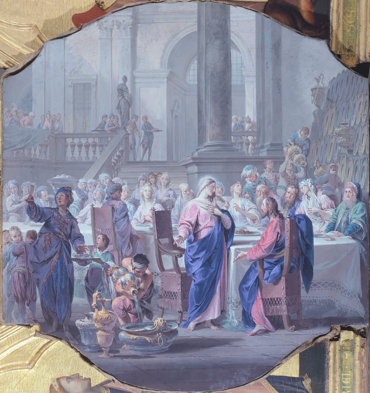 Vittorio Maria Bigari (1692-1776) Canan häät tekijältä Vittorio Maria Bigari
