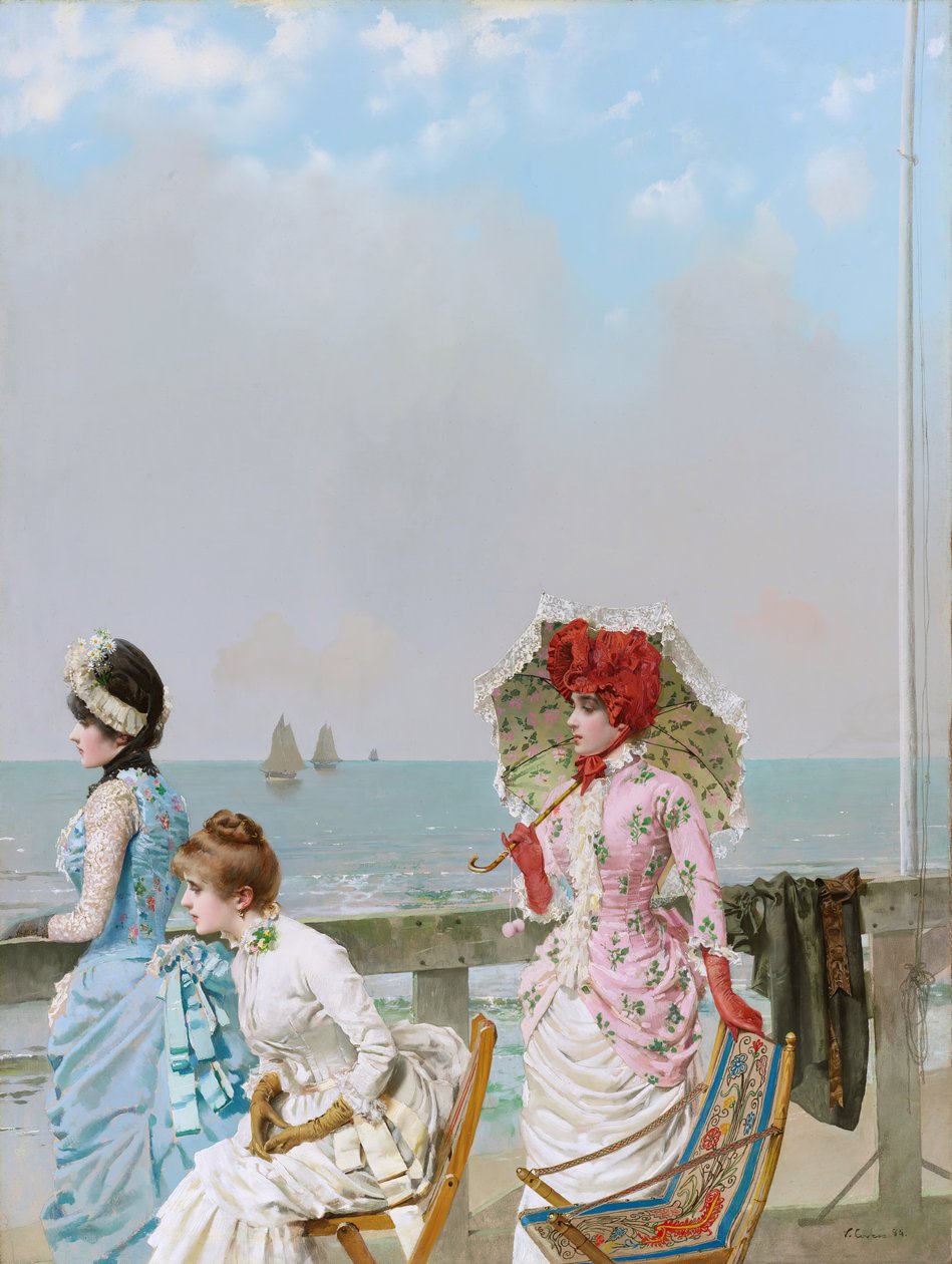 Keskipäivä merellä tekijältä Vittorio Matteo Corcos
