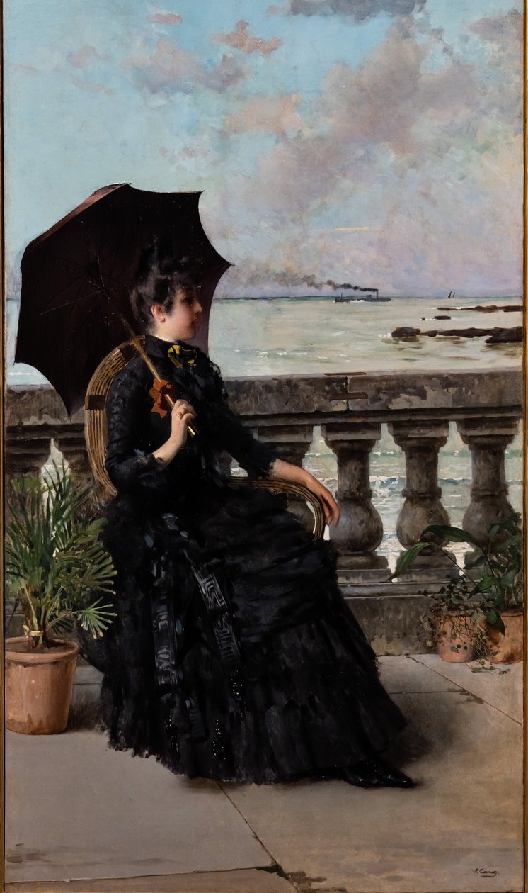Mascagni-terassilla tekijältä Vittorio Matteo Corcos