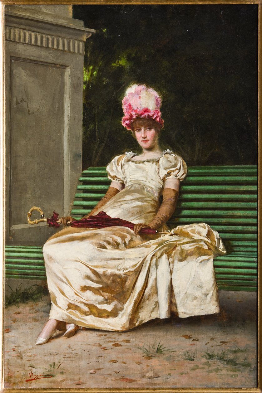 The Wait (oli sobre tela)finlandès tekijältä Vittorio Reggianini
