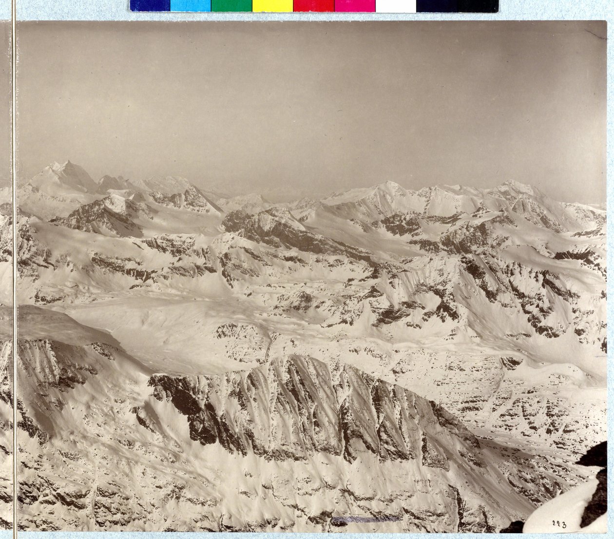Alppien panoraama tekijältä Vittorio Sella