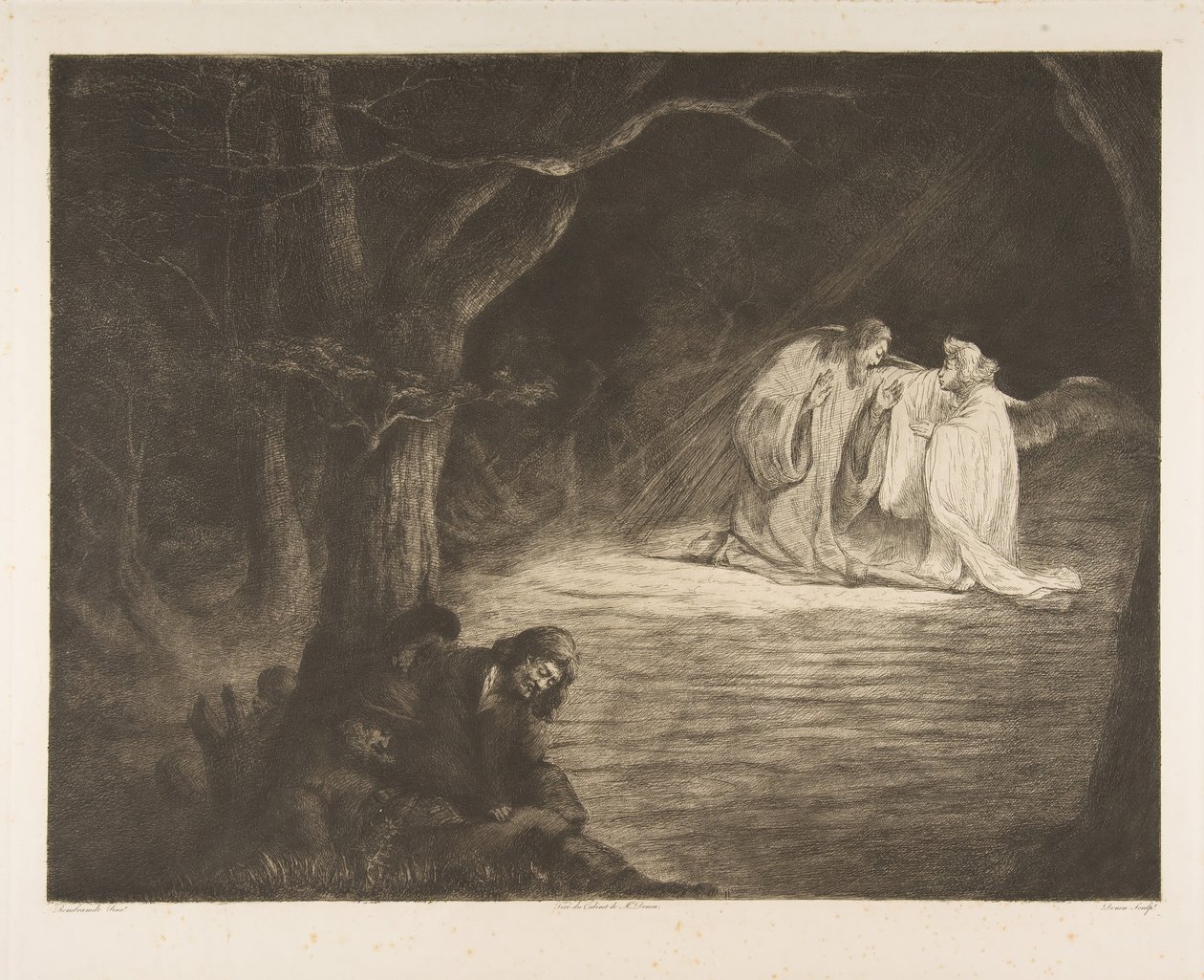 Kristus Öljymäellä, 1700-luvun loppu - 1800-luvun alku. tekijältä Vivant Denon