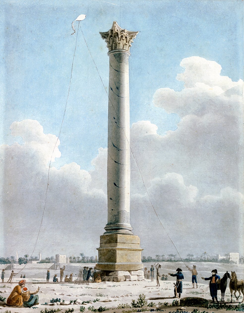 Pompeys-pylväs, Aleksandria 1798, 1798 tekijältä Vivant Denon