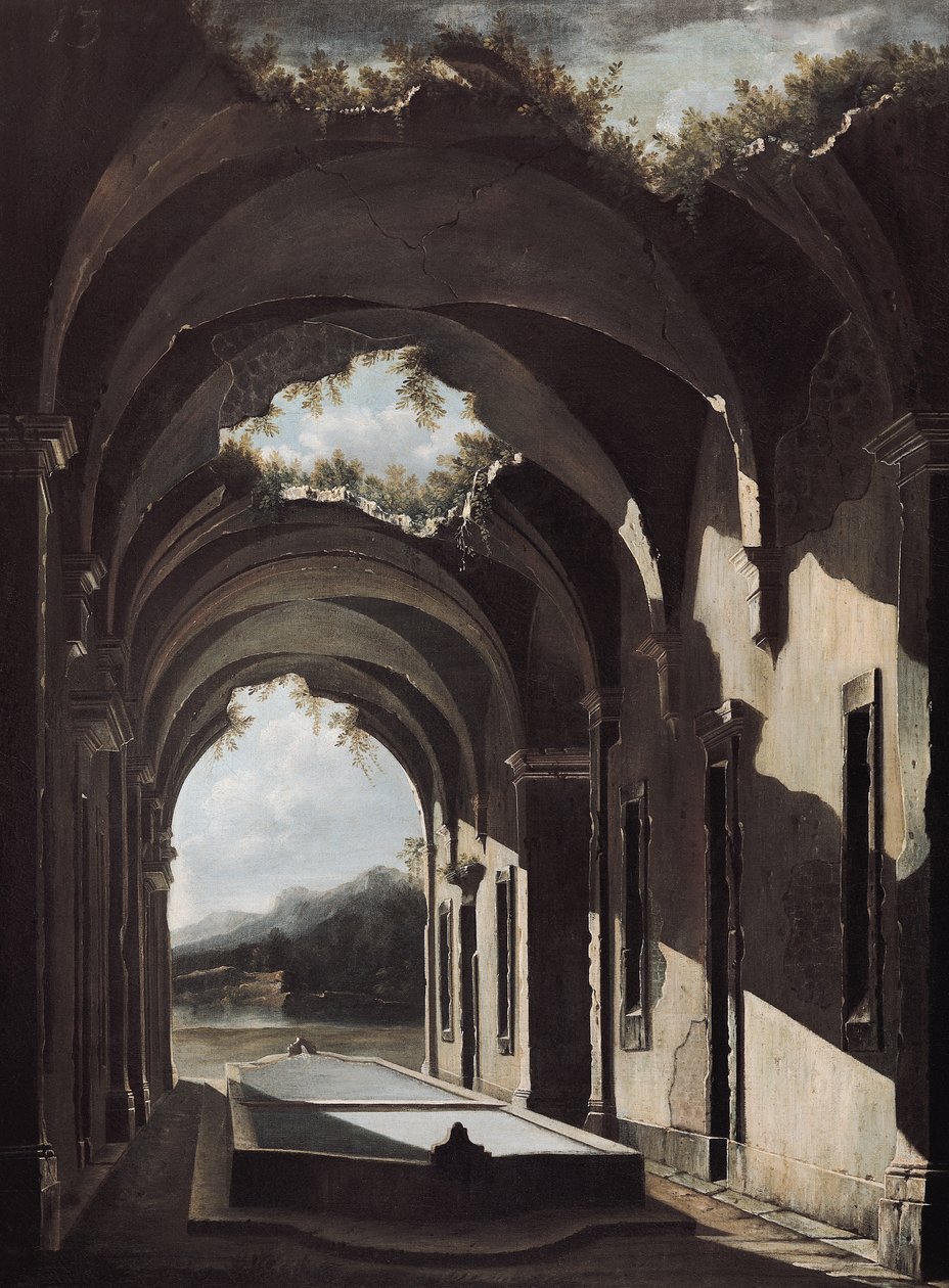 Rauniot maisemassa, n. 1646-47 tekijältä Viviano Codazzi