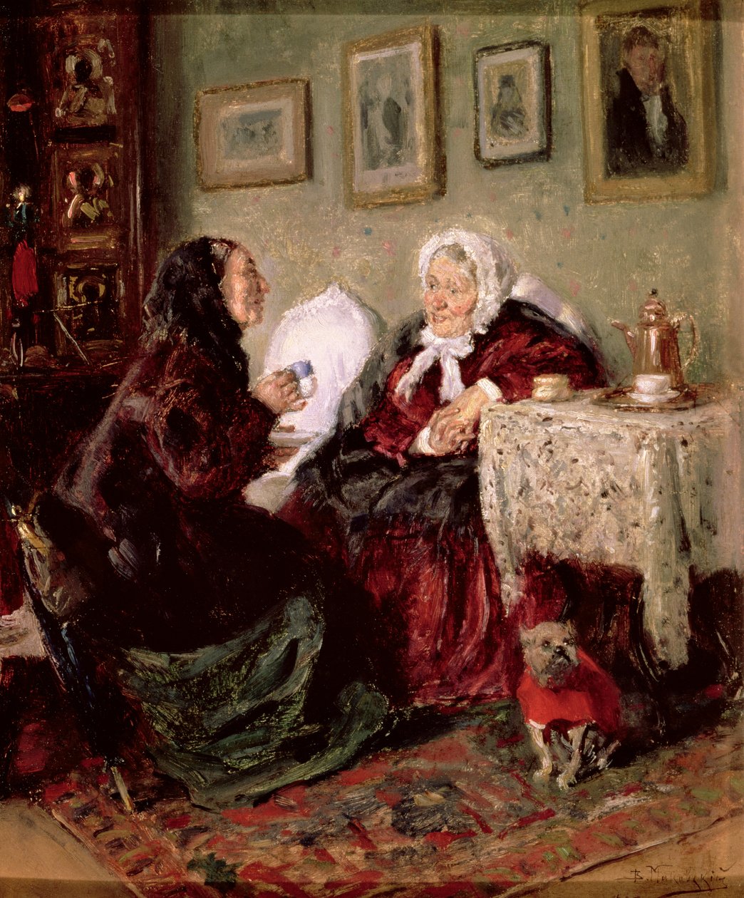 Tete-a-Tete, 1909 tekijältä Vladimir Egorovic Makovsky