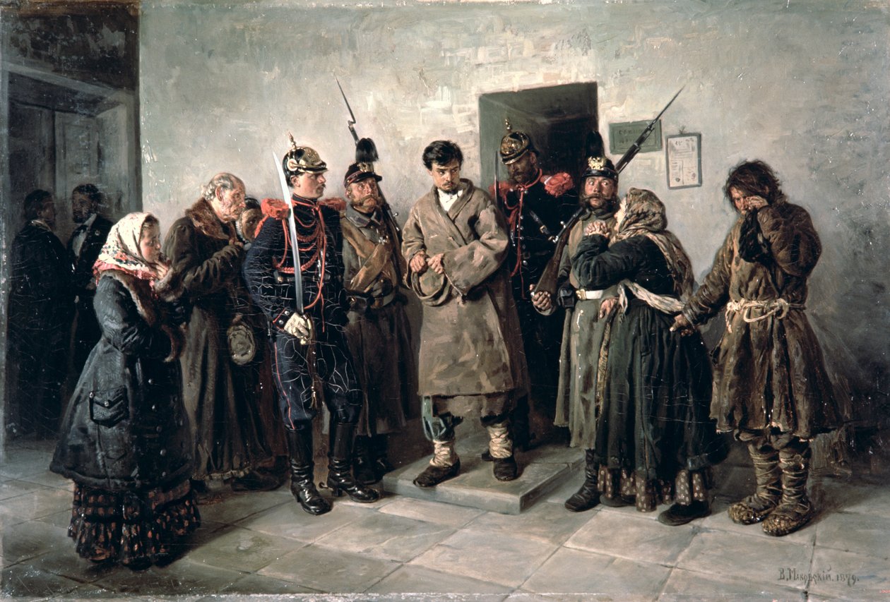 Tuomitut, 1879 tekijältä Vladimir Egorovic Makovsky