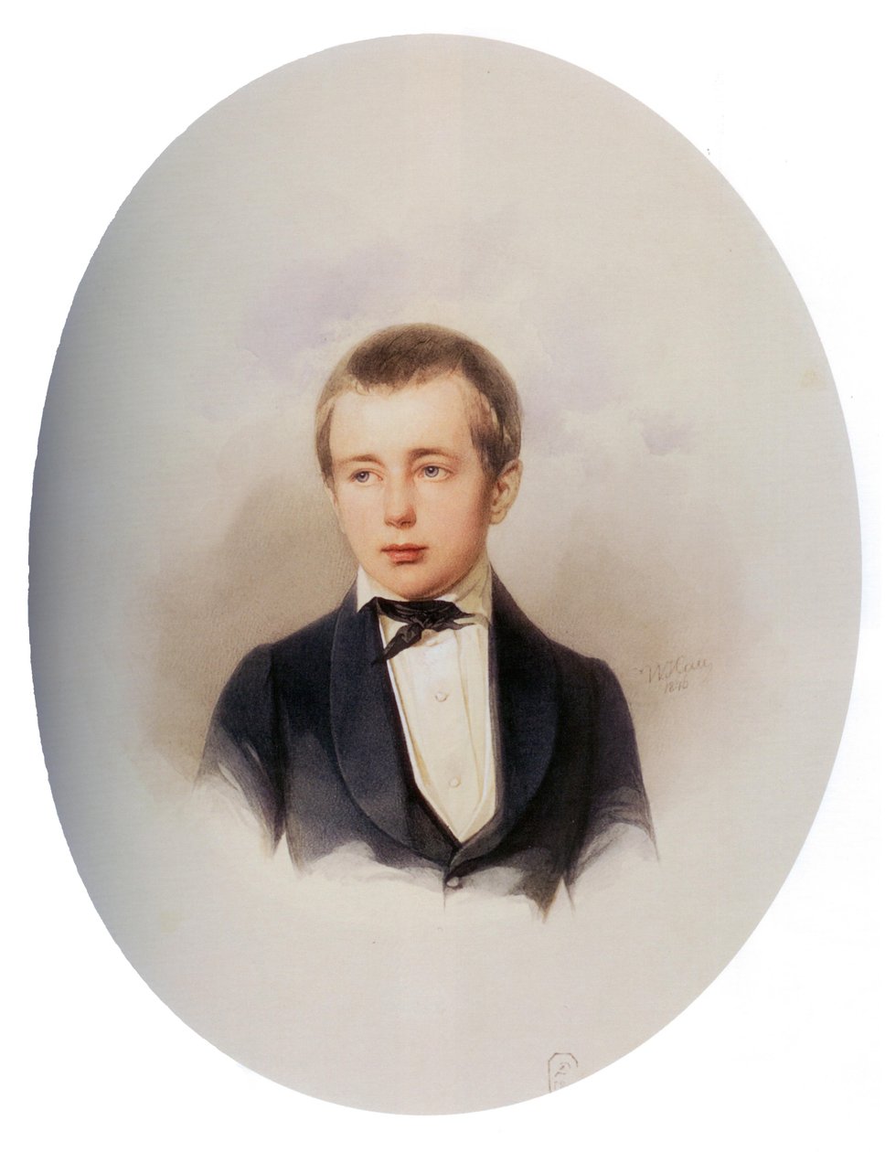 Aleksei Musin-Pushkinin (1834-1889) muotokuva tekijältä Vladimir Ivanovich Hau