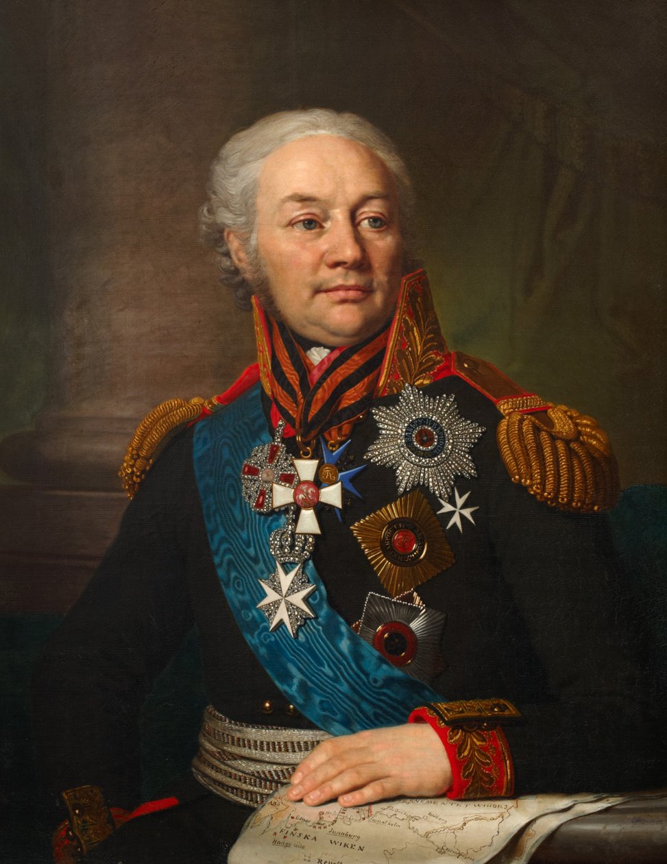 Kreivi Friedrich von Buxhoeveden, 1809 tekijältä Vladimir Lukich Borovikovsky