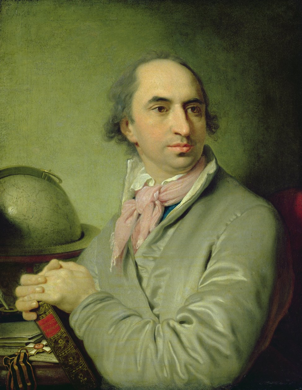 Muotokuva Aleksandr Semenovitš Tšvostovista (1753-1820), 1801. tekijältä Vladimir Lukich Borovikovsky