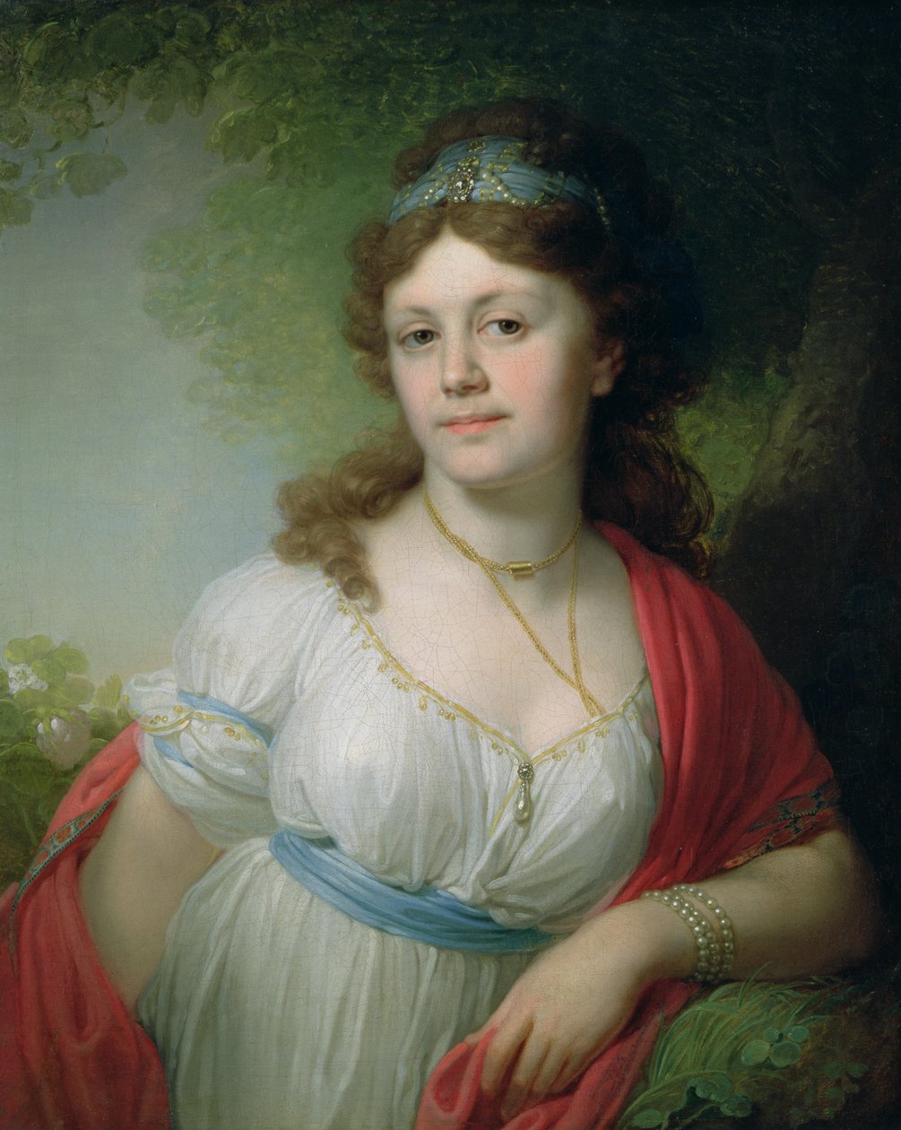 E. Temkinan muotokuva, 1798 tekijältä Vladimir Lukich Borovikovsky
