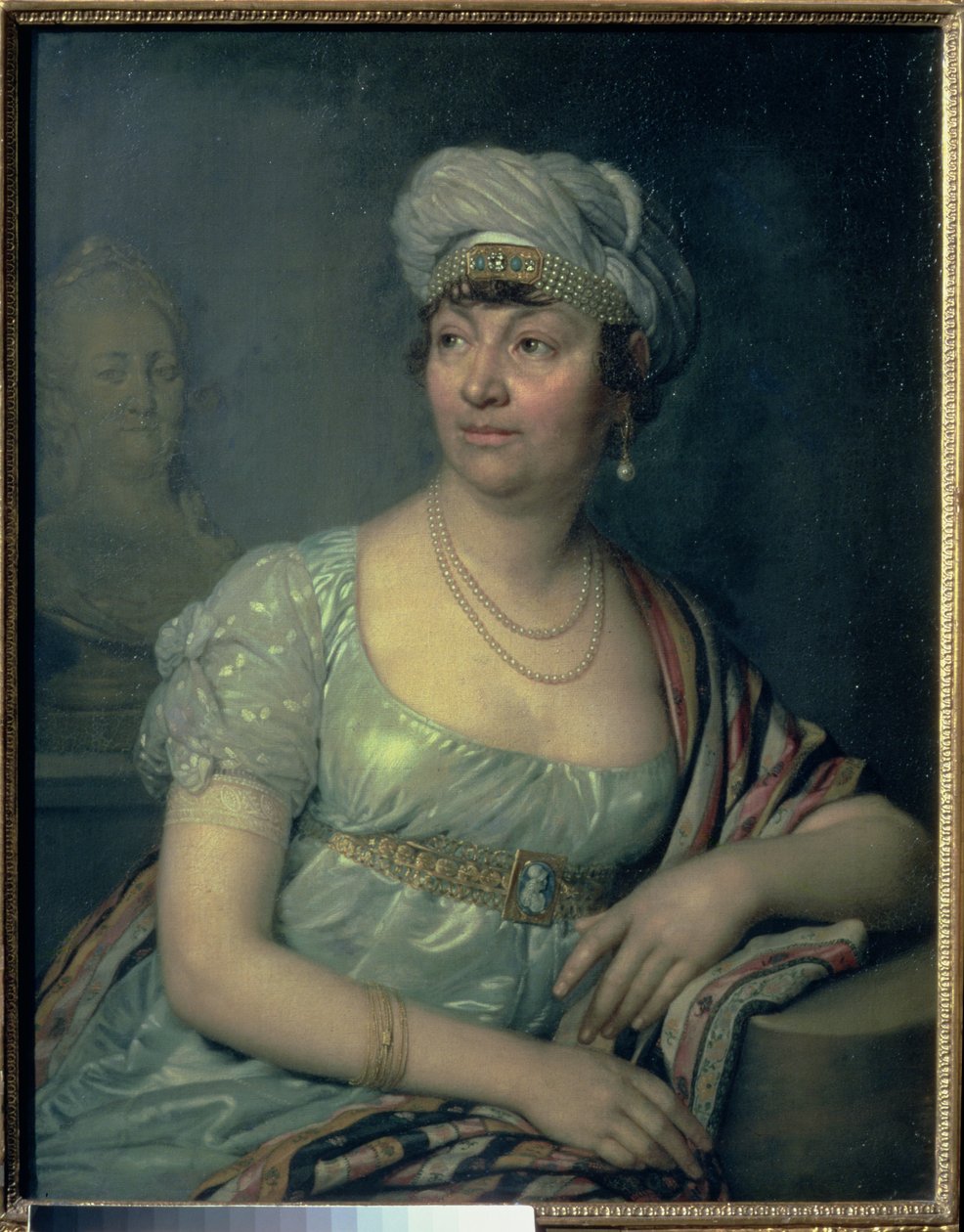 Muotokuva Germaine de Staelista (1766-1817), 1812 tekijältä Vladimir Lukich Borovikovsky