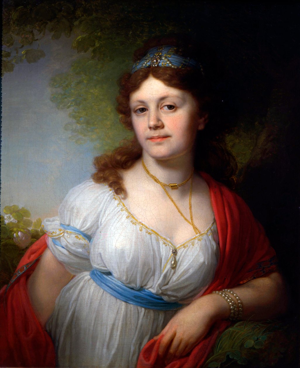 Elisabeth Temkinan muotokuva, 1798. tekijältä Vladimir Borovikovsky