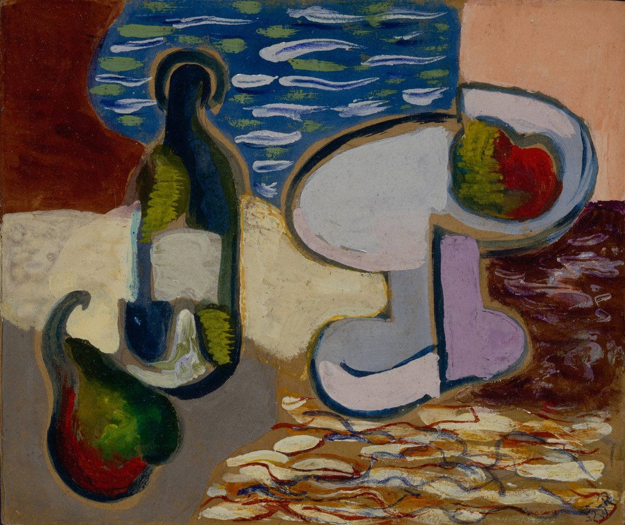 Asetelma päärynän kanssa, 1927 tekijältä Daniel Vladimir Baranoff Rossine