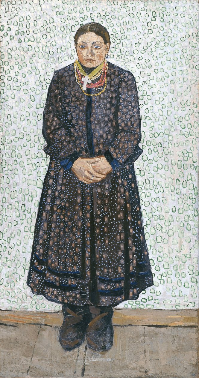 Ukrainan talonpoikanainen, 1910-1911 tekijältä Vladimir Davidovich Burliuk