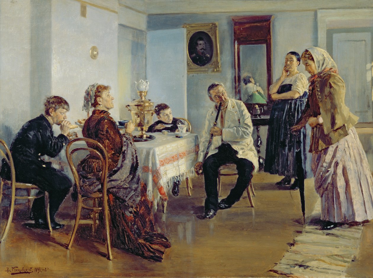 Maidan palkkaaminen, 1891-92 tekijältä Vladimir Egorovic Makovsky