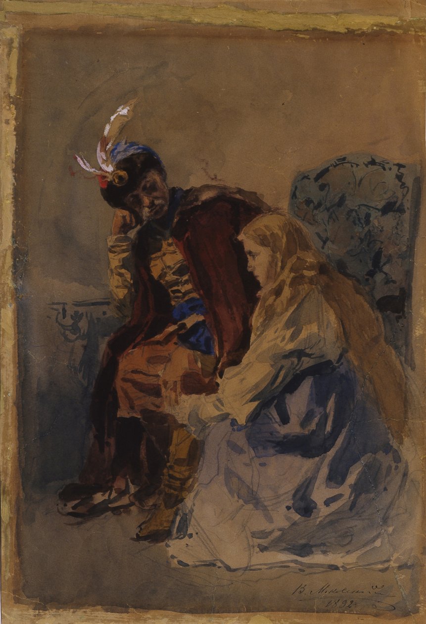 Mazepa Marian kanssa, 1892 tekijältä Vladimir Egorovic Makovsky