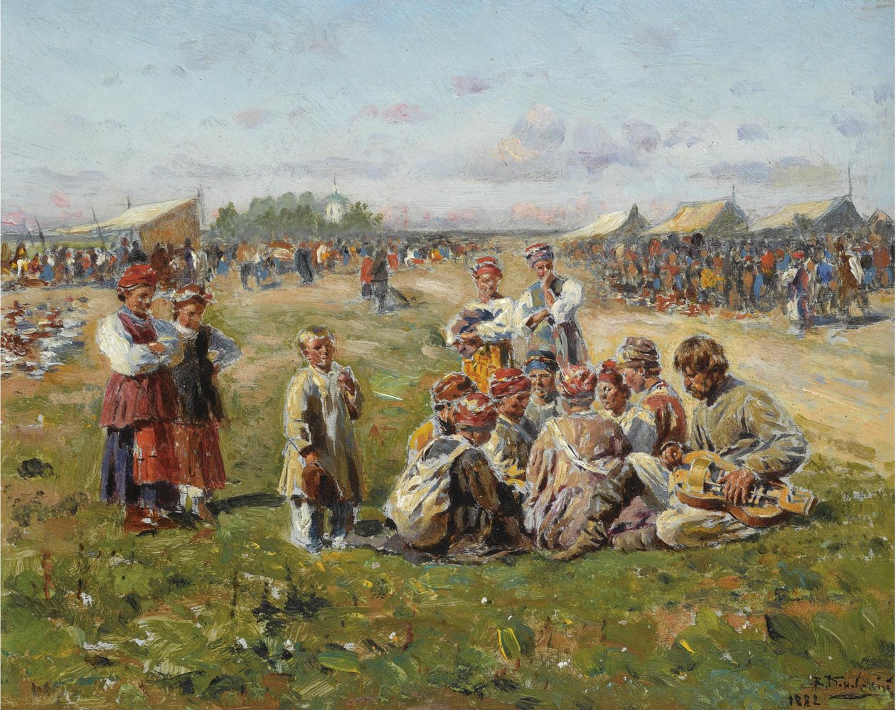 Kylämessut, 1882 tekijältä Vladimir Egorovic Makovsky