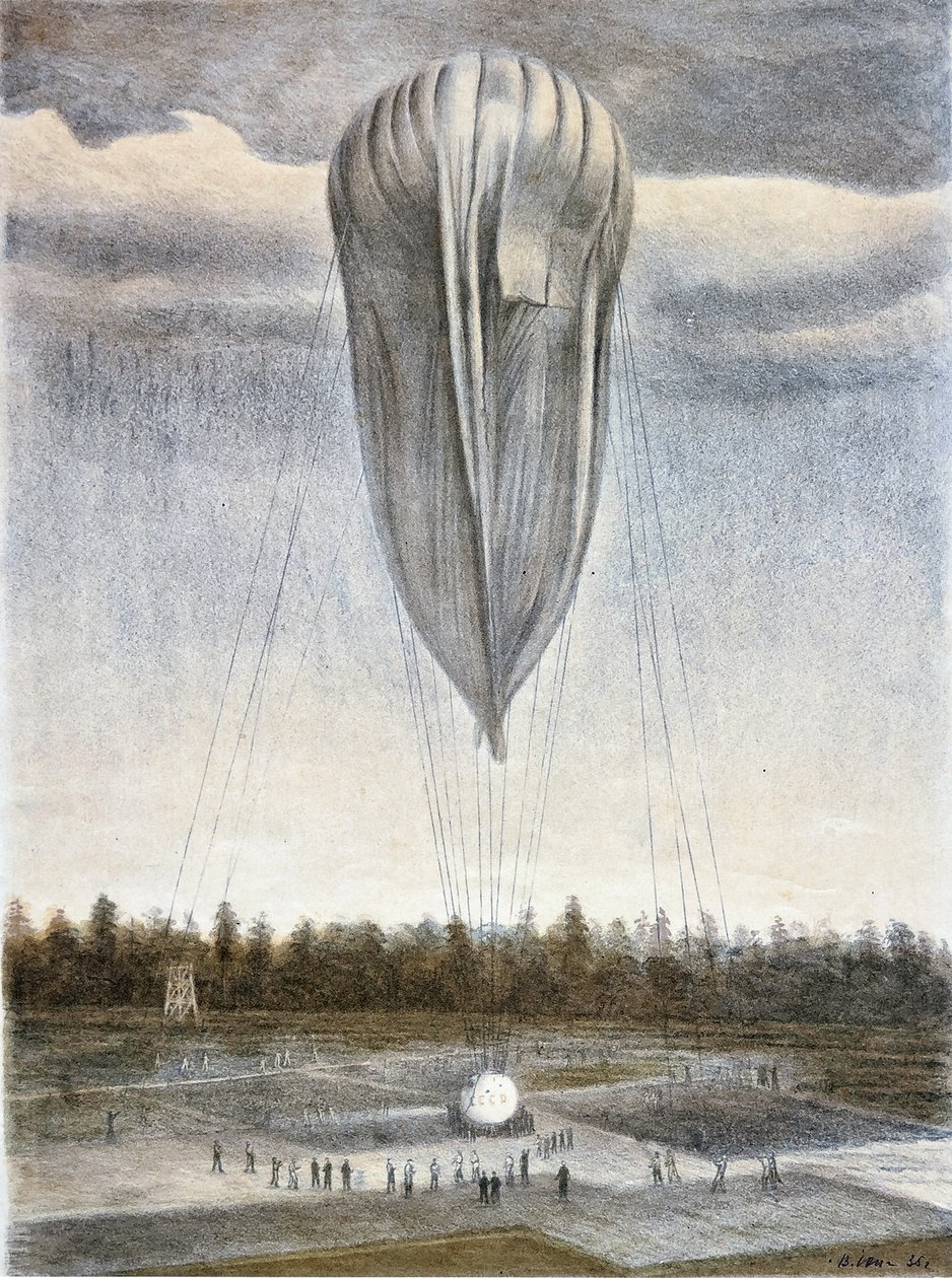 Stratosphere Balloon, 1935. tekijältä Vladimir Grigoryevich Yung