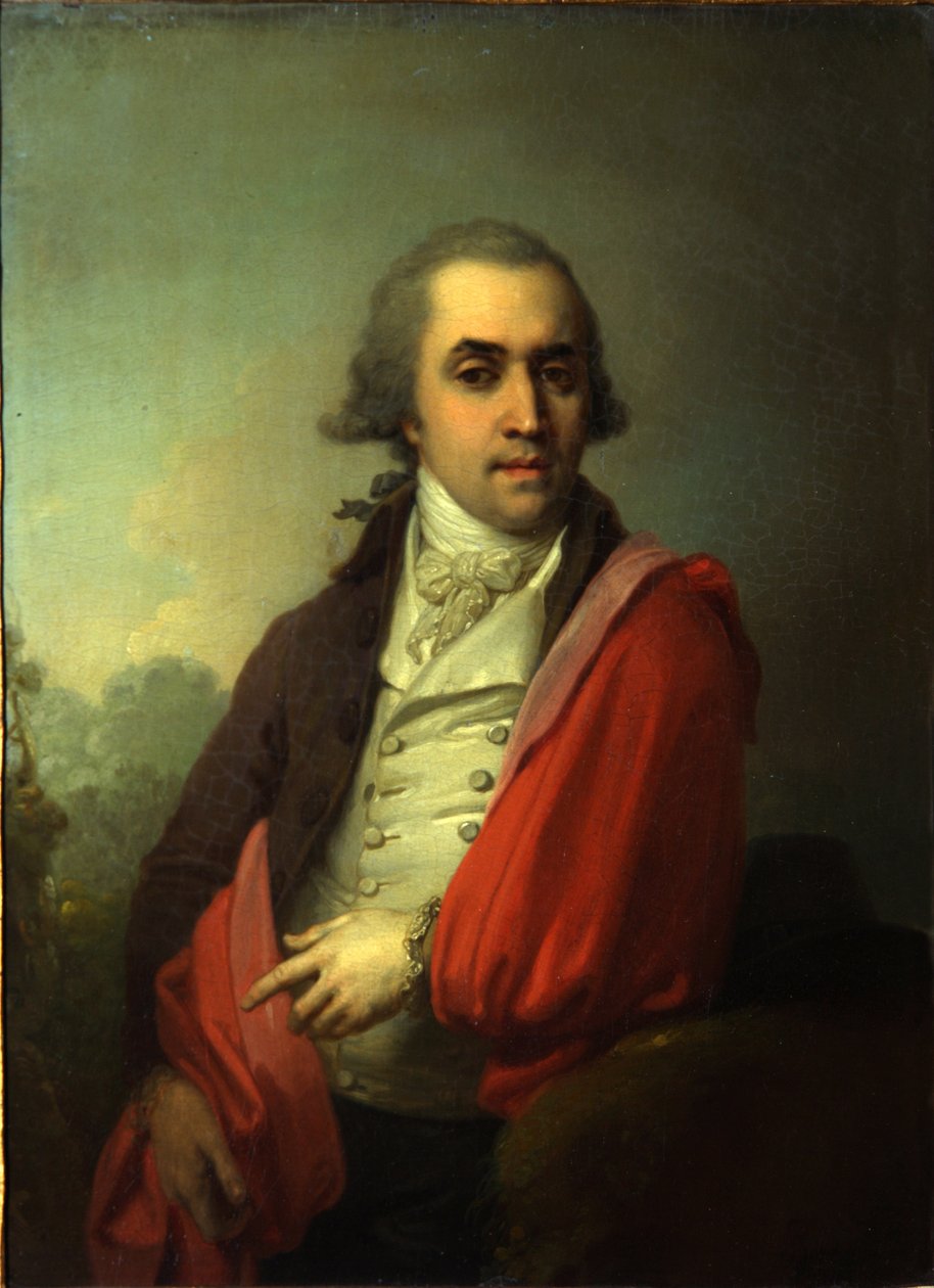 Ardalion Aleksandrovitš Torsukovin muotokuva, 1795 tekijältä Vladimir Lukich Borovikovsky