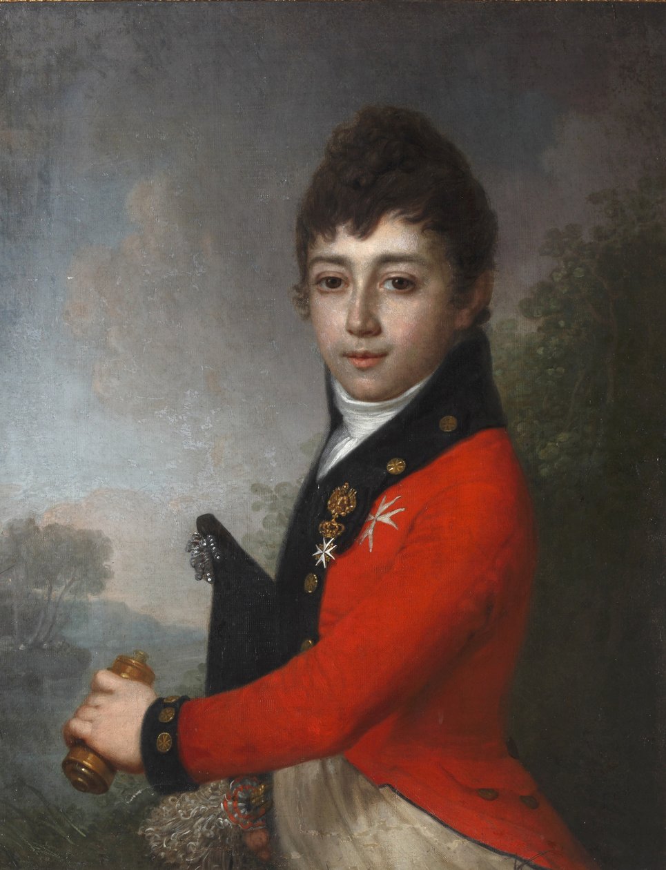 Paroni Aleksei Nikolajevitš Serdobinin muotokuva 1790-1834 lapsena. tekijältä Vladimir Lukich Borovikovsky