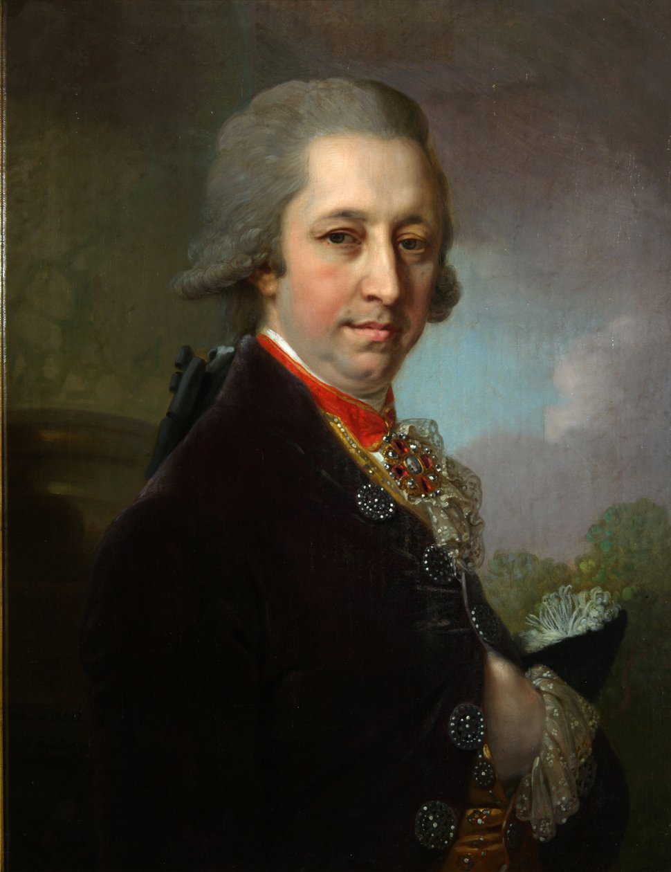 Ivan Mihailovitš Jakovlevin muotokuva, 1800 tekijältä Vladimir Lukich Borovikovsky