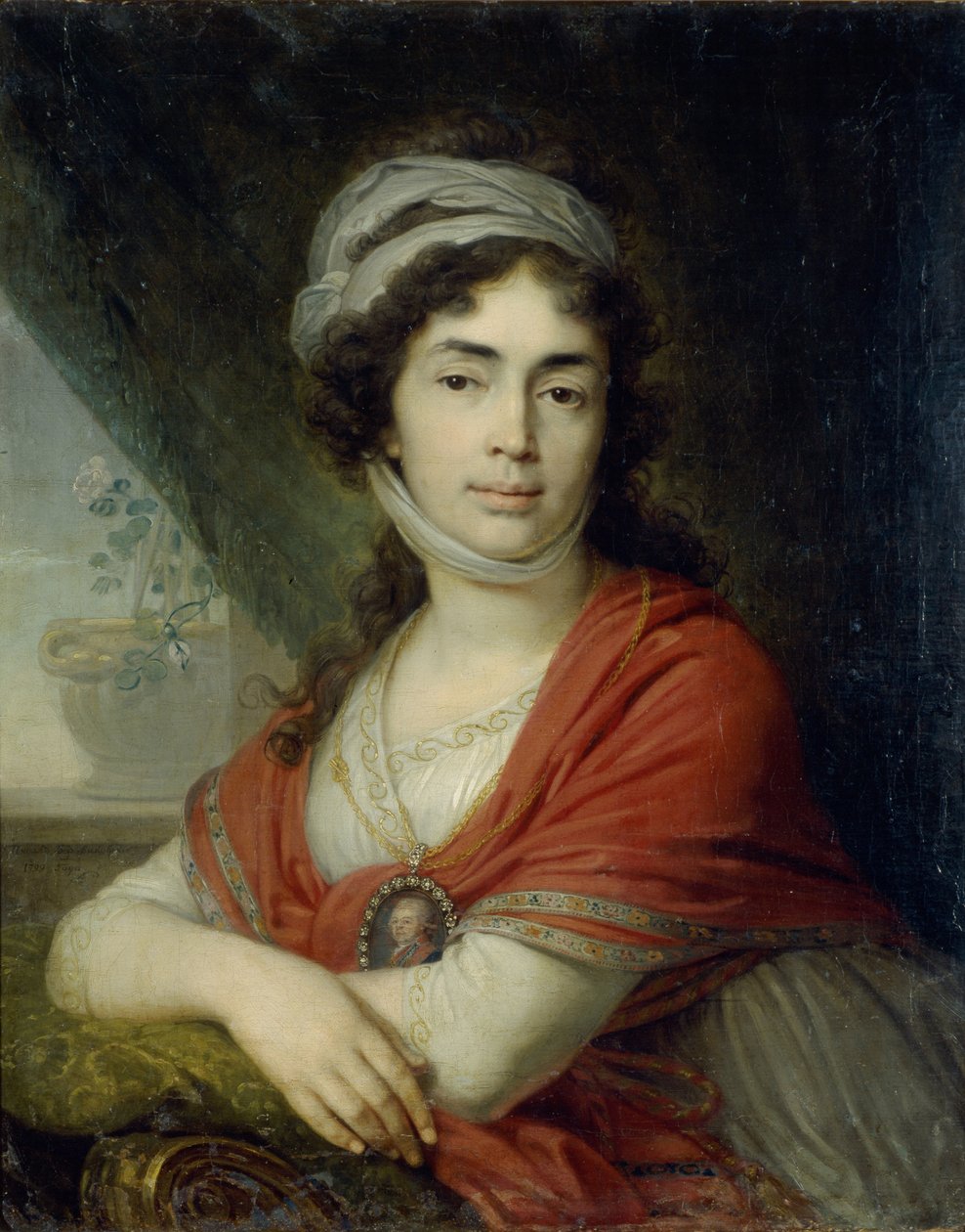 Maria Marfa Dmitrievna Duninan muotokuva, os. Norova, 1799 tekijältä Vladimir Lukich Borovikovsky