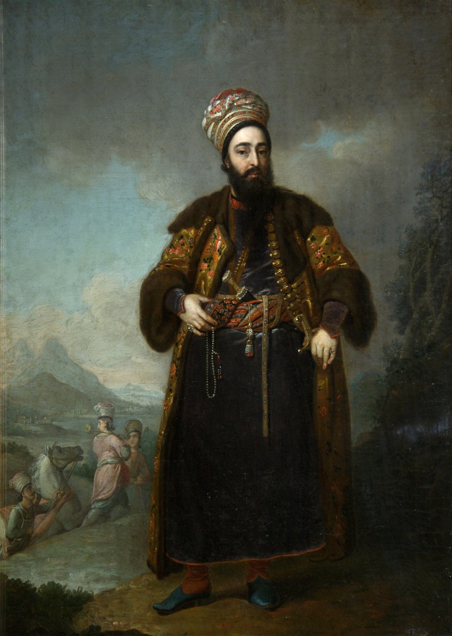 Murtaza Quli Khanin muotokuva, 1796. tekijältä Vladimir Lukich Borovikovsky