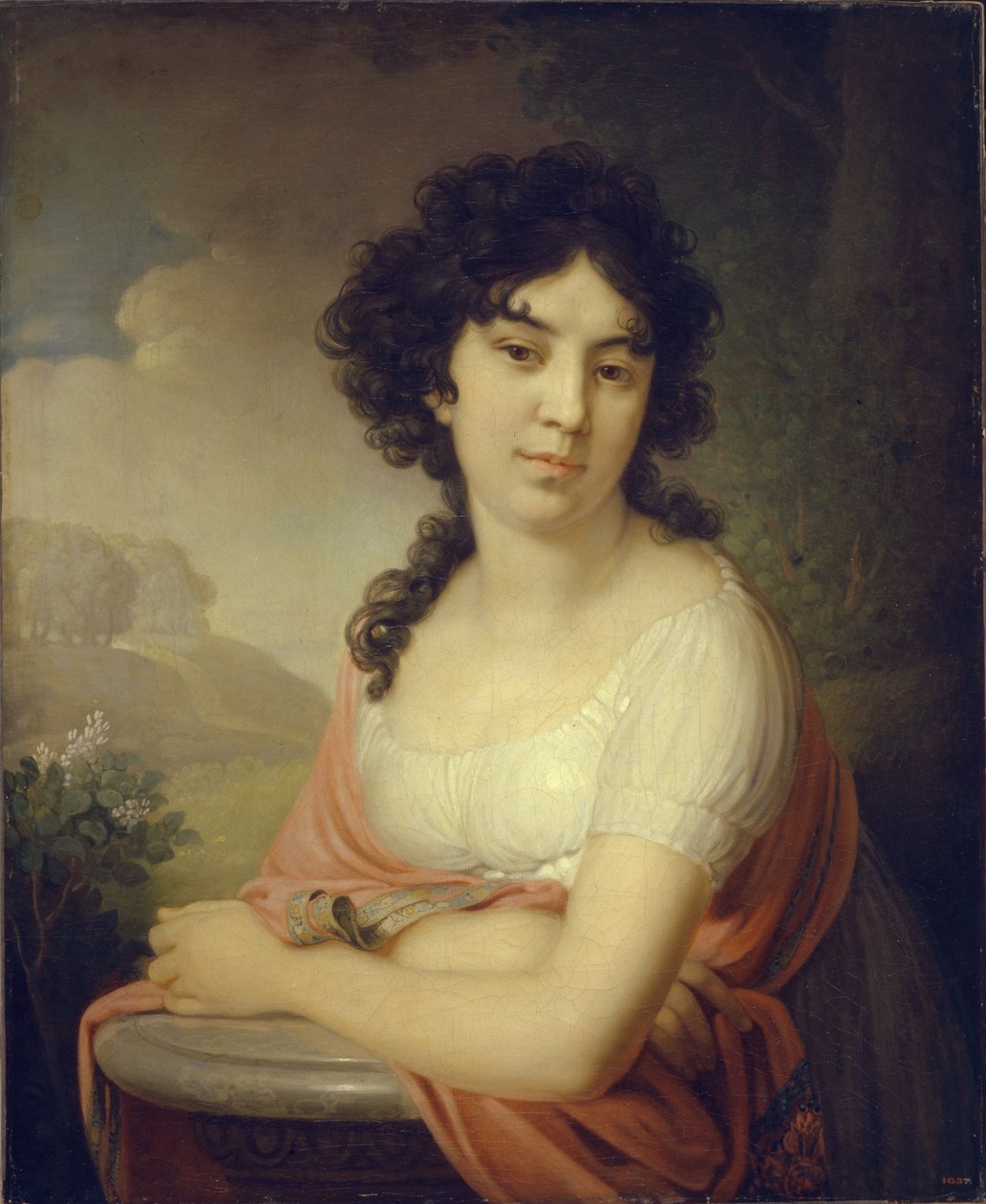 Prinsessa Anna Petrovna Gagarinan muotokuva, 1801 tekijältä Vladimir Lukich Borovikovsky