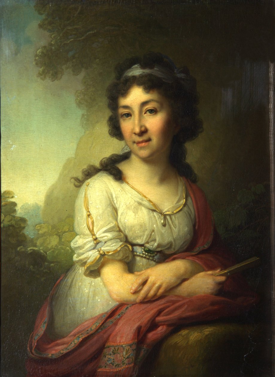 Ekaterina Vasilievna Torsukovan muotokuva, 1795 tekijältä Vladimir Lukich Borovikovsky
