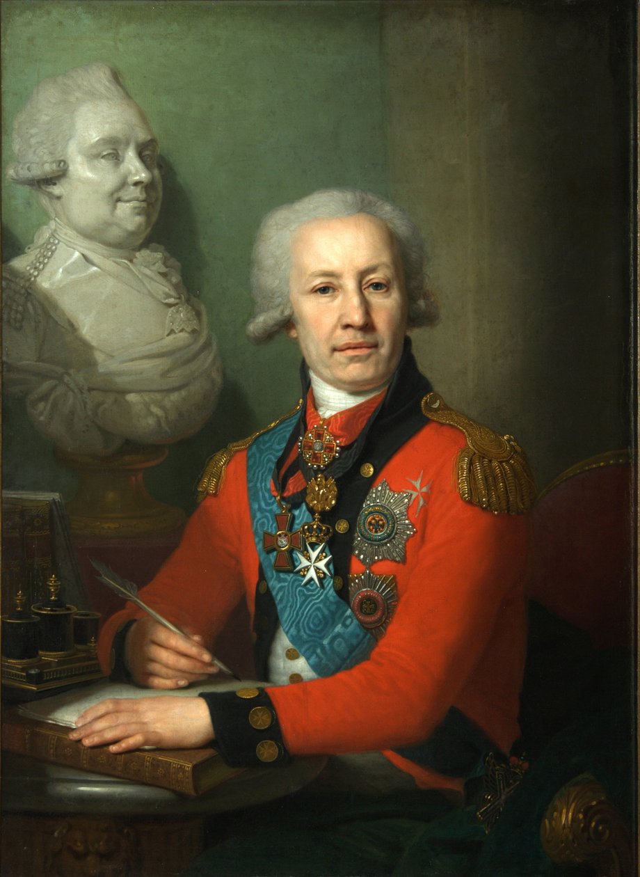 Paroni Aleksei Vasiljevin muotokuva, 1800 tekijältä Vladimir Lukich Borovikovsky