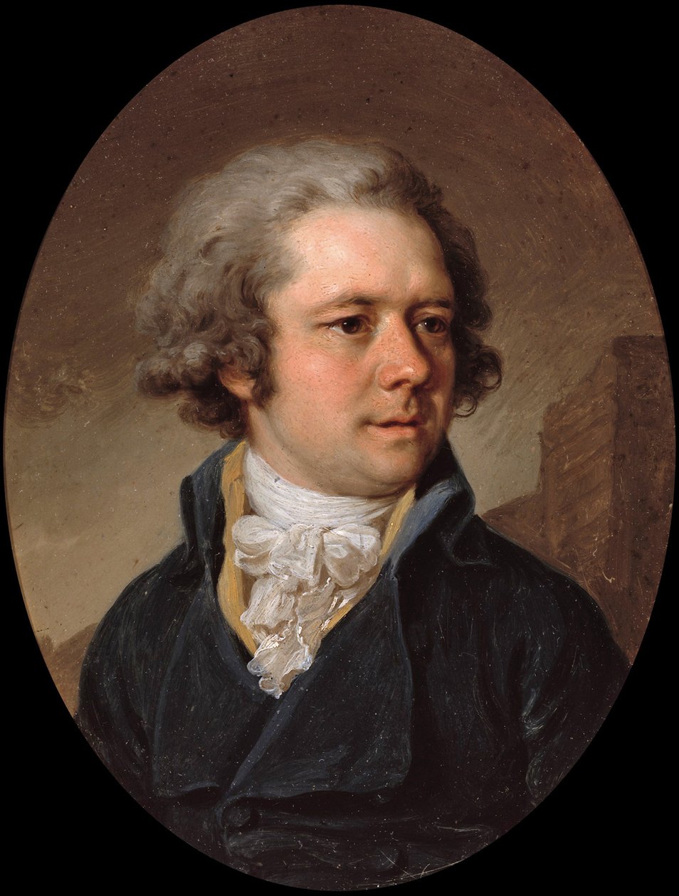 Arkkitehti Adam Menelawsin muotokuva 1753-1831, 1790-luvun alku tekijältä Vladimir Lukich Borovikovsky