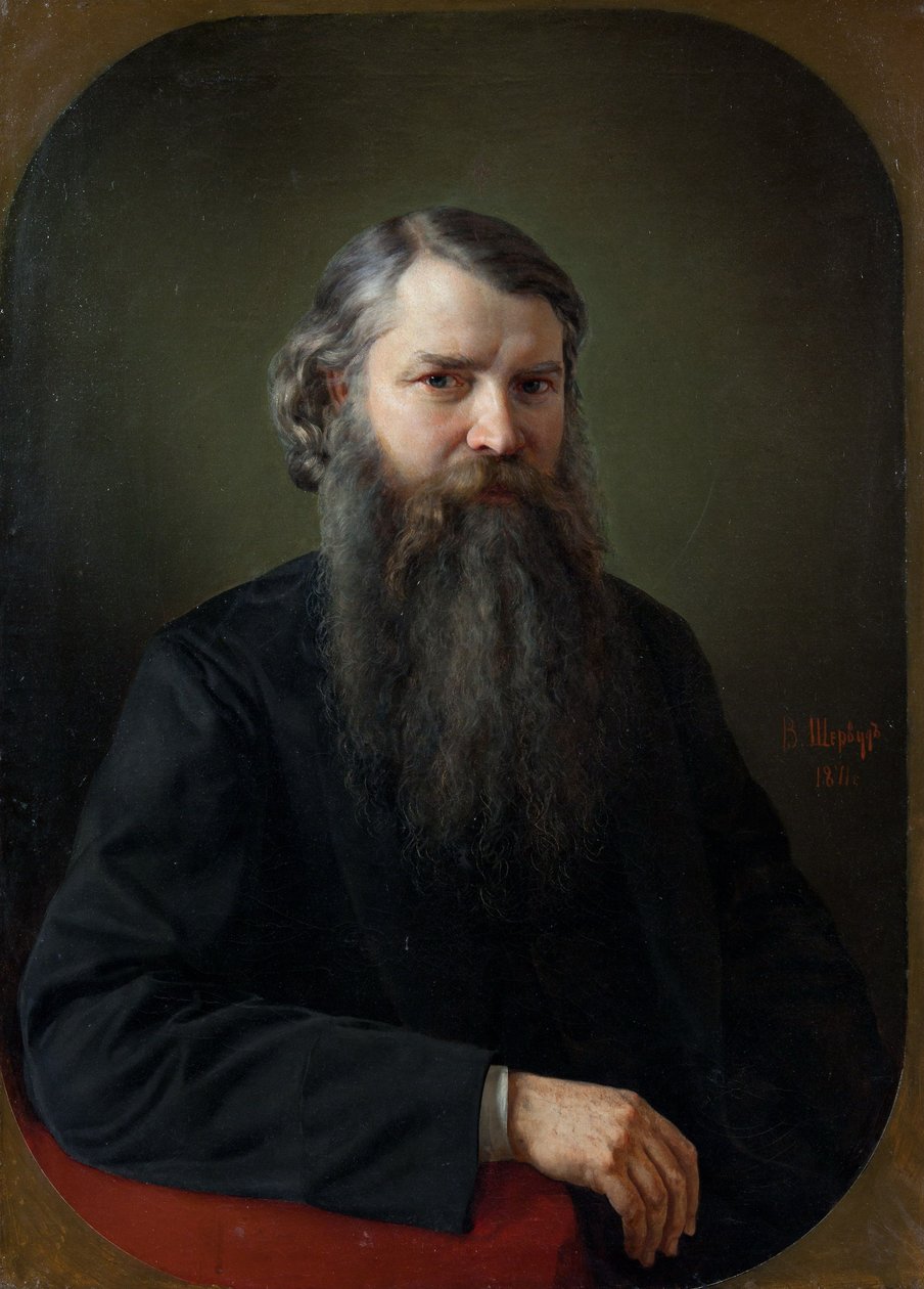 Ivan Jegorovich Zabelinin muotokuva 1820-1908, 1871 tekijältä Vladimir Ossipovitch Sherwood