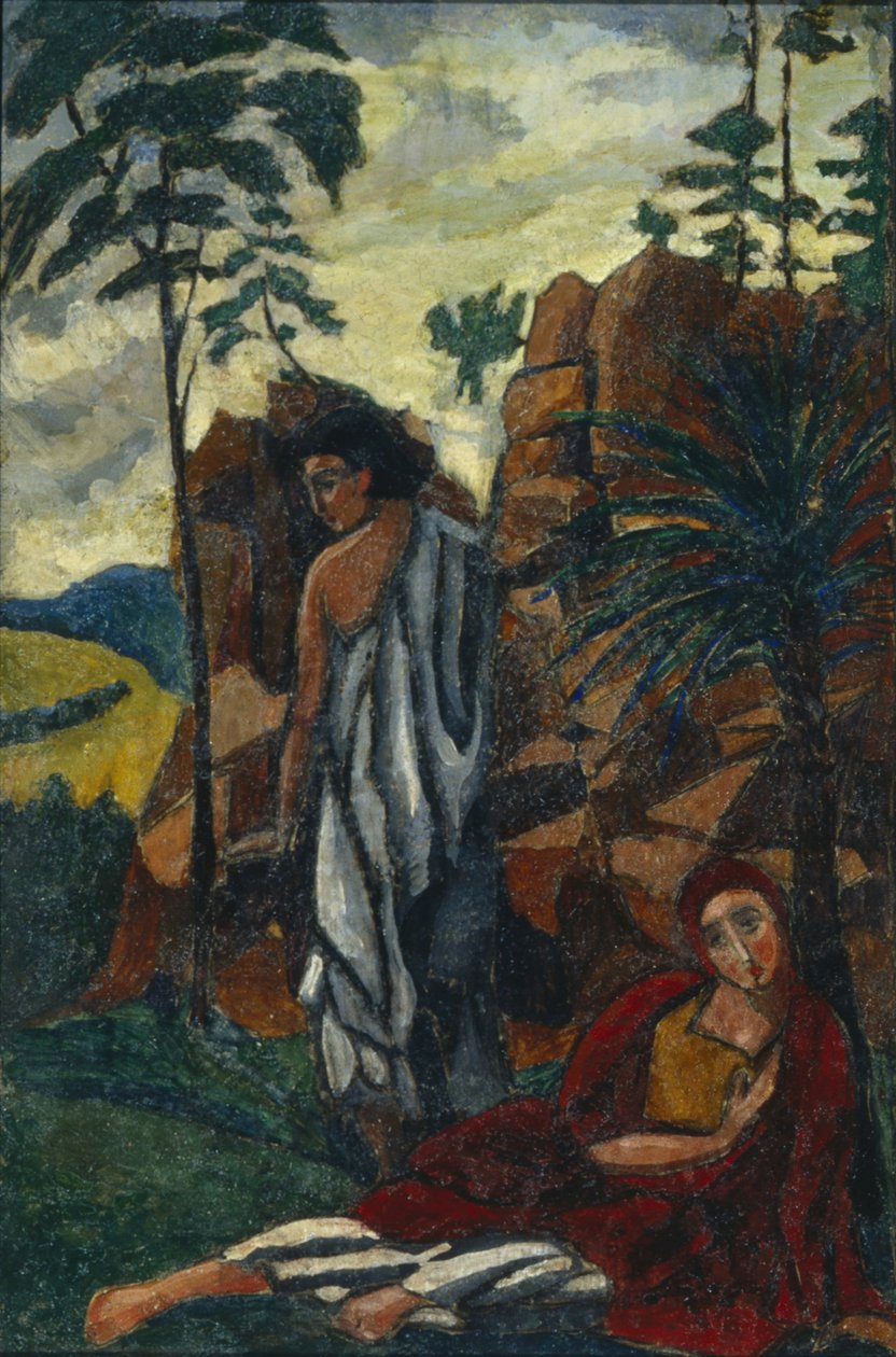 Allegorinen kohtaus, 1900-luvun alku. tekijältä Vladimir Petrovich Drittenpreis