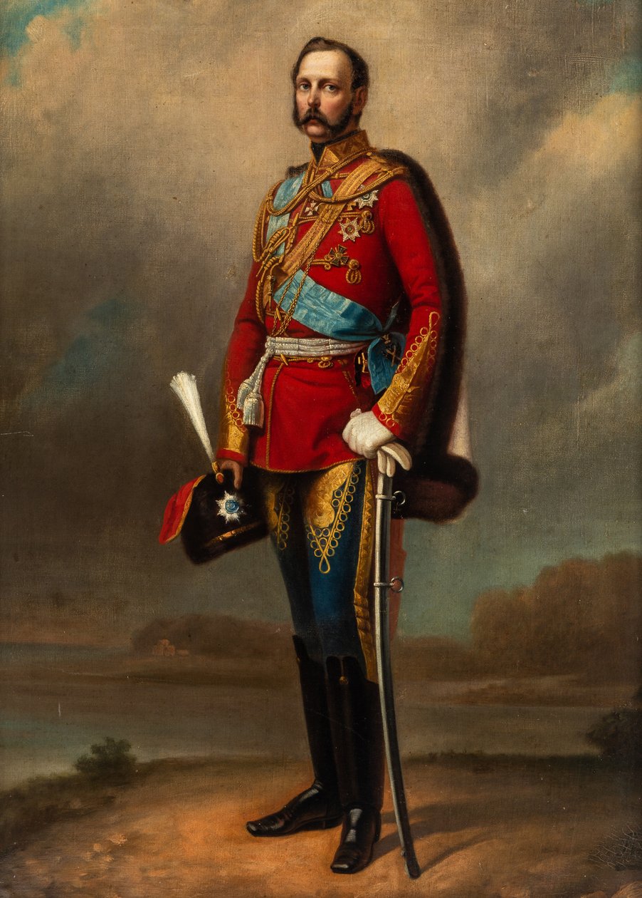 Keisari Aleksanteri II:n muotokuva 1818-1881, 1800-luvun toinen puoli. tekijältä Vladimir Vasilyevich Perov