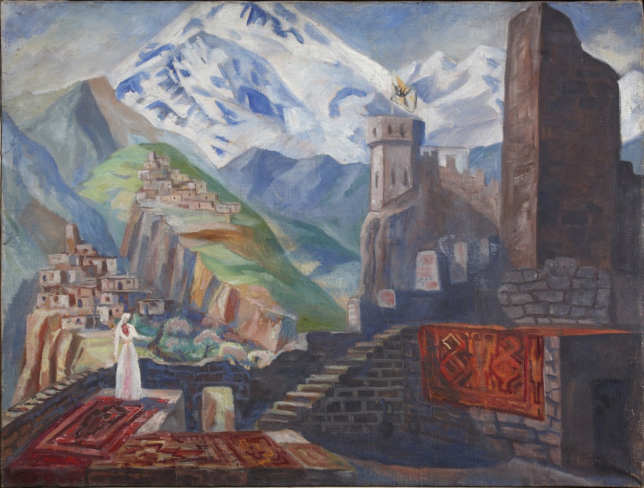 Lavastus A. Aleksandrovin Béla-oopperaan, 1946 tekijältä Vladimir Vladimirovich Dmitriyev