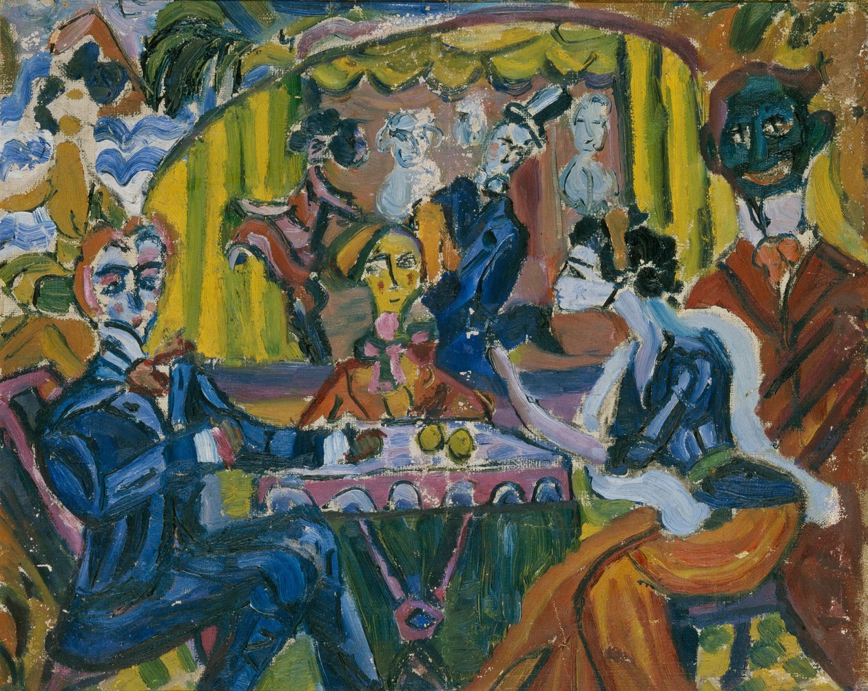 Stray Dog Cabaret Pietarissa, 1910-luku tekijältä Vladimir Vladimirovich Dmitriyev