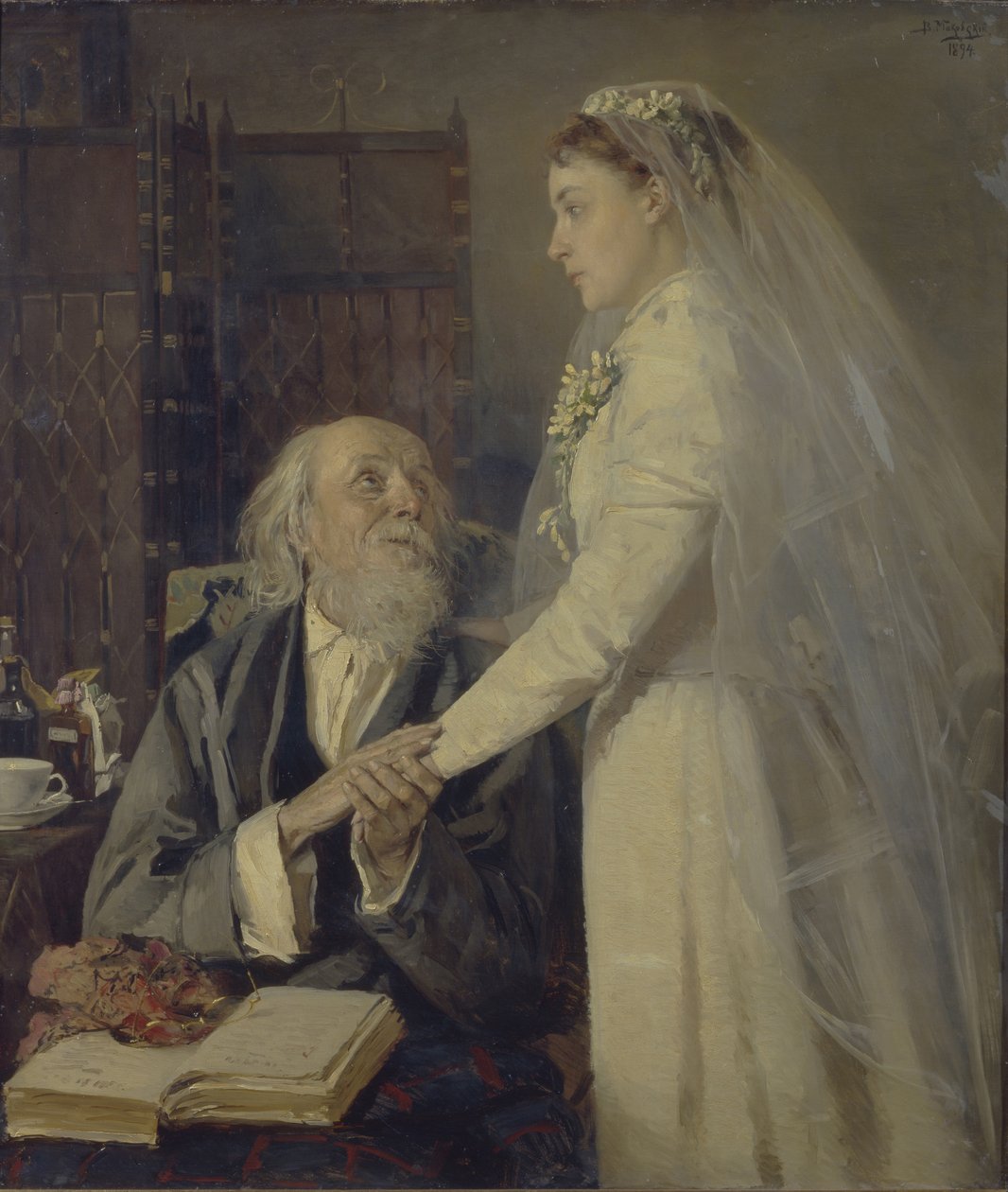 Ennen häitä. Hyvästi, 1894 tekijältä Vladimir Yegorovich Makovsky